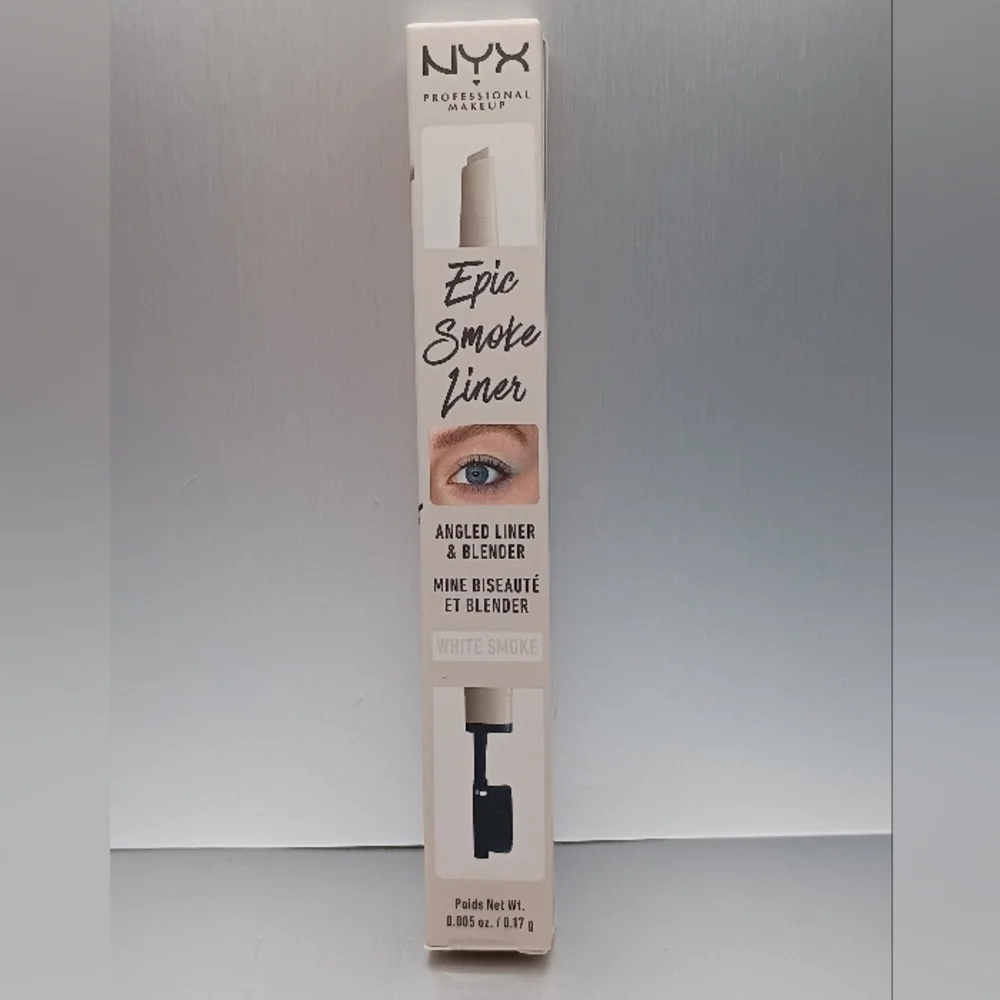 5 For $25 Item🌸 NYX Epic Smoke Liner Angled Liner & Blender shade WHITE SMOKE